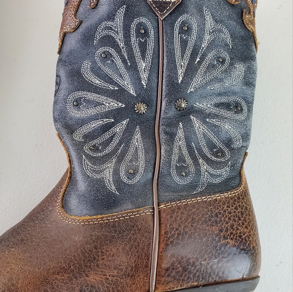 Ariat Western Cowgirl Boots Leather Women’s Size 9 B - Picture 16 of 16